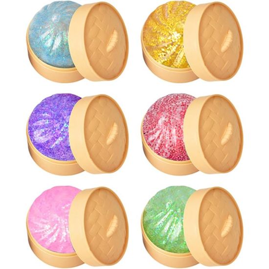 Glitter Dumpling Squishy avec Visage Jouet sensoriel Balle Anti Stress Géante Forme Ravioli boîte à Coloré Boulettes Boîte, Jouet Anti-Stress pour Glitter Dumpling Squishy avec Visage Jouet sensoriel Balle Anti Stress Géante Forme Ravioli boîte à Coloré Boulettes Boîte, Jouet Anti-Stress pour
