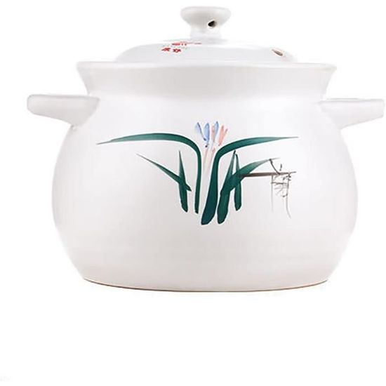 Céramique Cocotte Fonte Poignées Doubles Le Creuset avec Un Couvercle Revêtement Antiadhésif