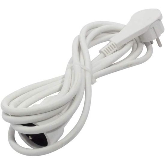 049475 Rallonge Multiprise Extra-plate équipée De 4 Prises 2P T 16A