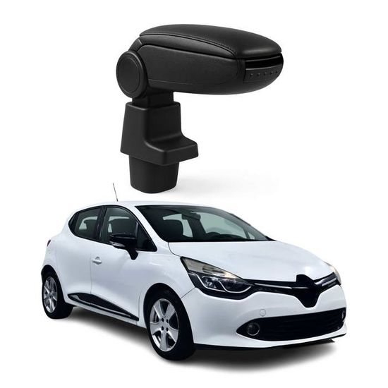 Accoudoir Console Centrale Pour Peugeot 301 (2012-2025) - Rangement Et Confort - Noir Vinyl/ABS