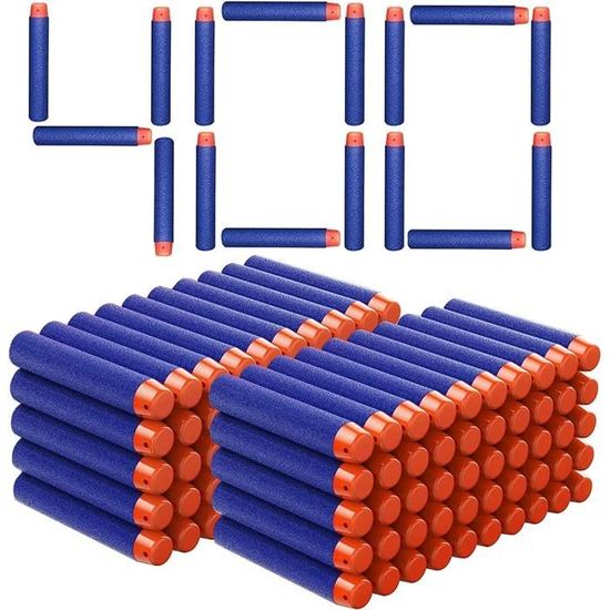 VCOSTORE 200 Pièces Foam Bullets - Recharge de balles pour fléchettes N-Strike Elite,Recharge de fléchettes Bullets fermes et sûres VCOSTORE 200 Pièces Foam Bullets - Recharge de balles pour fléchettes N-Strike Elite,Recharge de fléchettes Bullets fermes et sûres