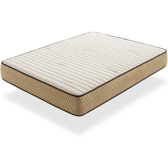 Surmatelas - Lucid - LU10141930BT-EU - 10 cm Mousse à Mémoire de Forme - 140 x 190 cm - Charbon de Bambou - Maison Surmatelas - Lucid - LU10141930BT-EU - 10 cm Mousse à Mémoire de Forme - 140 x 190 cm - Charbon de Bambou - Maison
