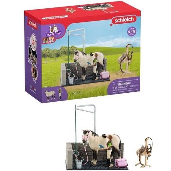 Cavally Figurine Cheval Paint Realiste - Jouet Fille Avec Effets Tatouage Magique - Collection Blitz