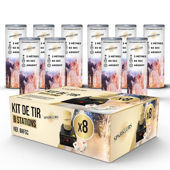 Pack 4 Déclencheurs à Main 5 Jets De Scène 1.5 Mètres 40 Secondes - Foto 5