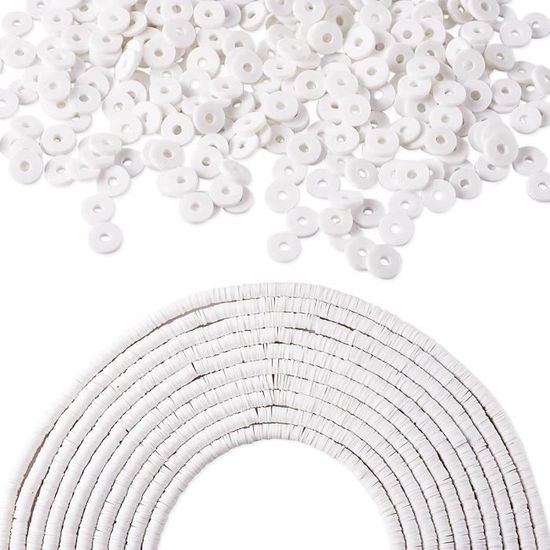 Craftdady 100 Perline Distanziali Heishi In Metallo Dorato – Rotonde Piatte 6 Mm, Foro 2 Mm – Per Gioielli Fai Da Te