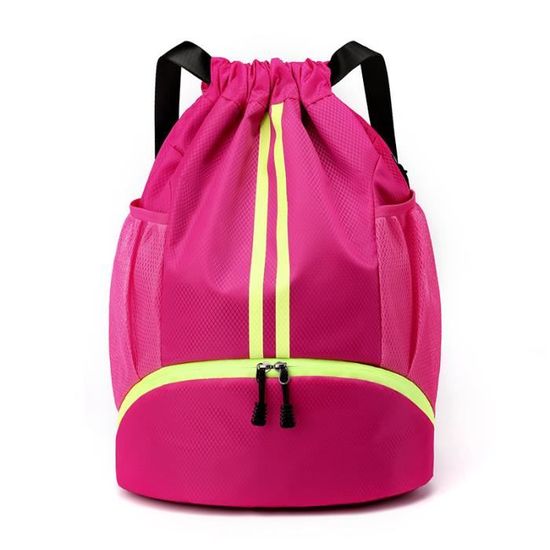 Sac À Linge Extra Large Avec Cordon De Serrage, Noir Et Bleu, Sac De