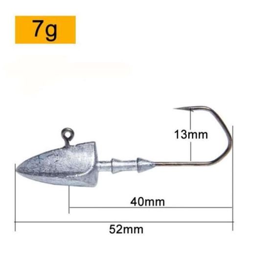 Lot de 5 hameçons de pêche à la mouche, leurres nymphes en