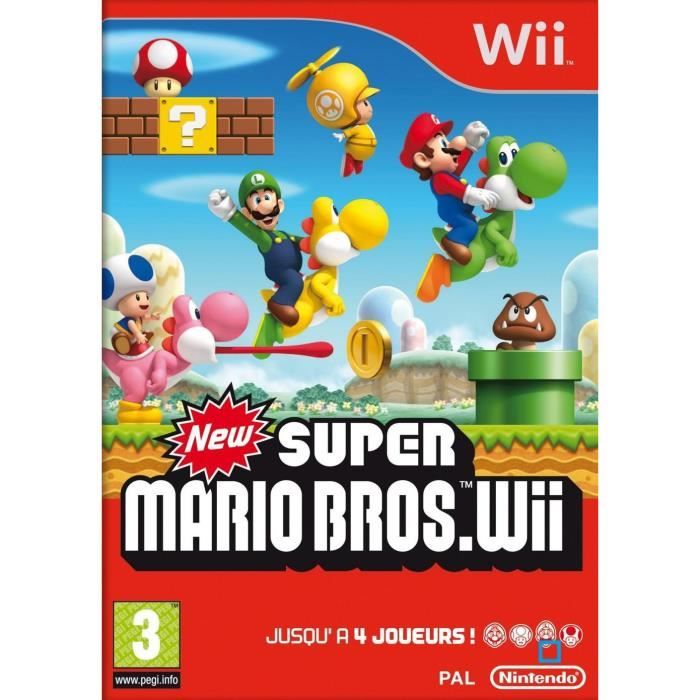 NEW SUPER MARIO BROS / JEU CONSOLE NINTENDO Wii