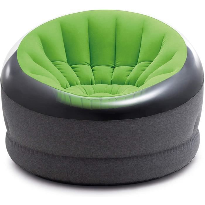 fauteuil gonflable jazzy vert
