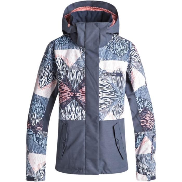 ROXY Veste Jetty Block - Femme - Bleu lavande - Cdiscount Sport
