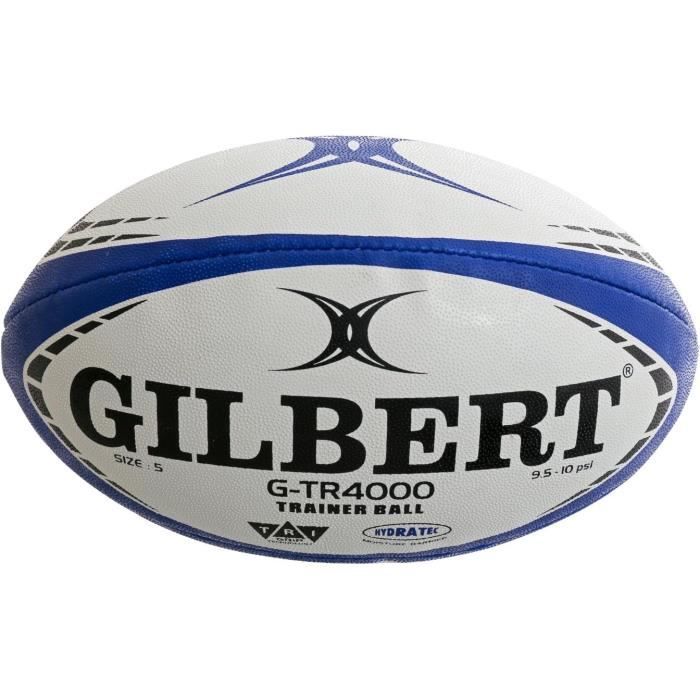 GILBERT Ballon de rugby taille 4 trainer, bleu marine