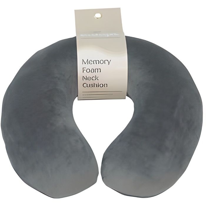 Coussin Repose Nuque à Mémoire de Forme (Couleur Gris)