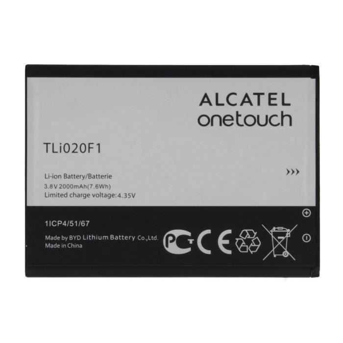 Originale Batterie Alcatel TLi020F1 Pour Alcatel One Touch 7040D