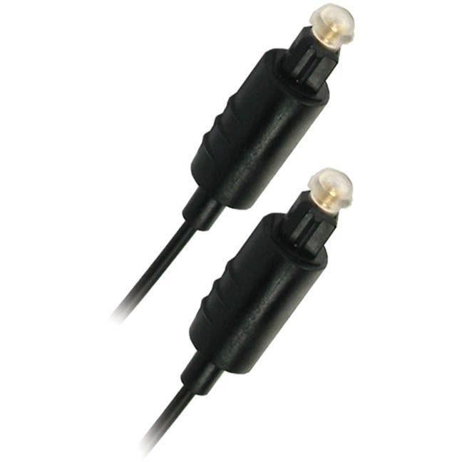APM Cordon Fibre Optique Toslink - Mâle/Mâle - Noir - 5m