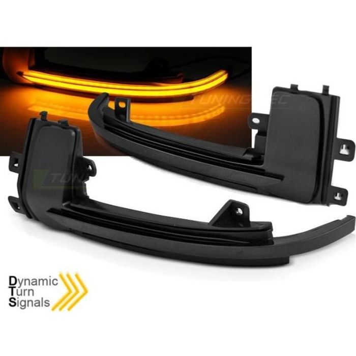 Paire de clignotants Retroviseur Led Audi A5 B8 2010 à 2016 Fume