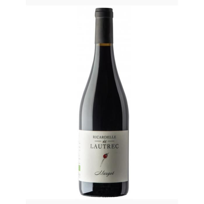 Vin rouge bio Domaine IGP Pays d'Oc Margot Domaine Ricardelle de Lautrec – Languedoc Roussillon