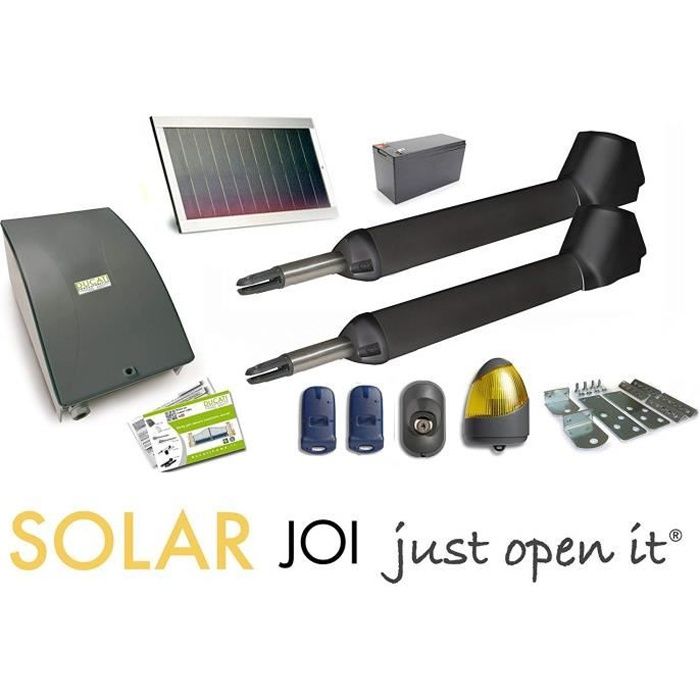 SW7000T SOLAR automatisme kit motorisation DUCATI HOME pour portail battant Solaire 100% sans fil ouvre portail