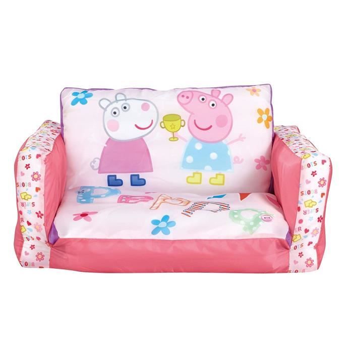 Peppa Pig - Mini canapé convertible - canapé-lit gonflable pour enfants