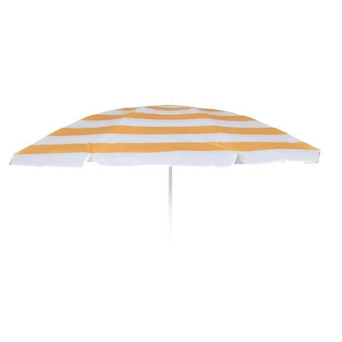Redcliffs parasol de plage 150 cm nylon jaune