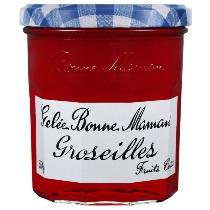BONNE MAMAN - Gelée De Groseilles 370G - Lot De 4