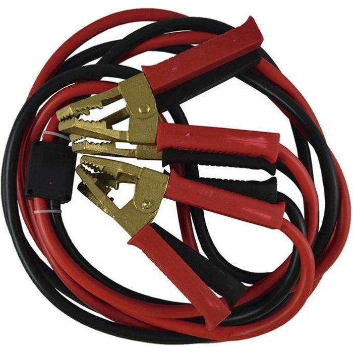CABLES DE DEMARRAGE PRO 35mm 3 Mètres PINCES BRONZE