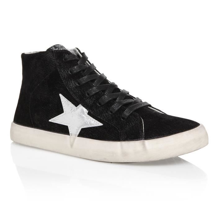 Baskets Sportswear LE TEMPS DES CERISES Synthétique 'City High' Noir Femme