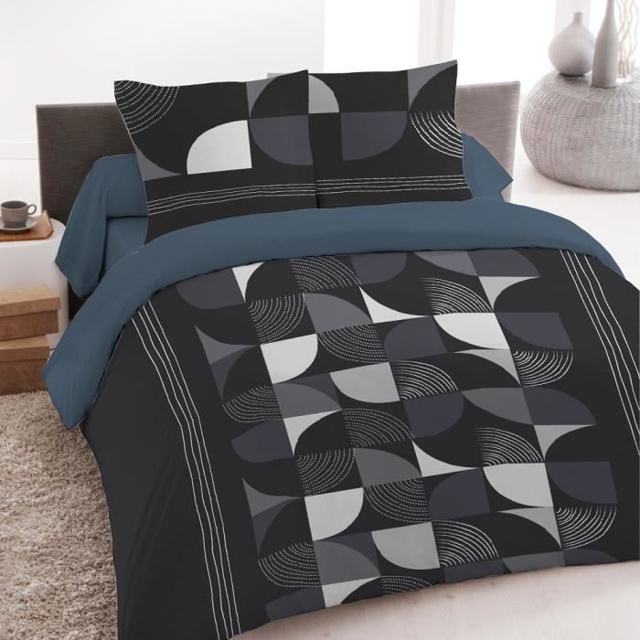 Parure de Drap 2 places 100% Coton 42 fils-cm² - Techno