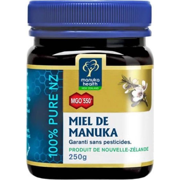 MIEL DE MANUKA MGO (550+) 500 GR, MANUKA HEALTH