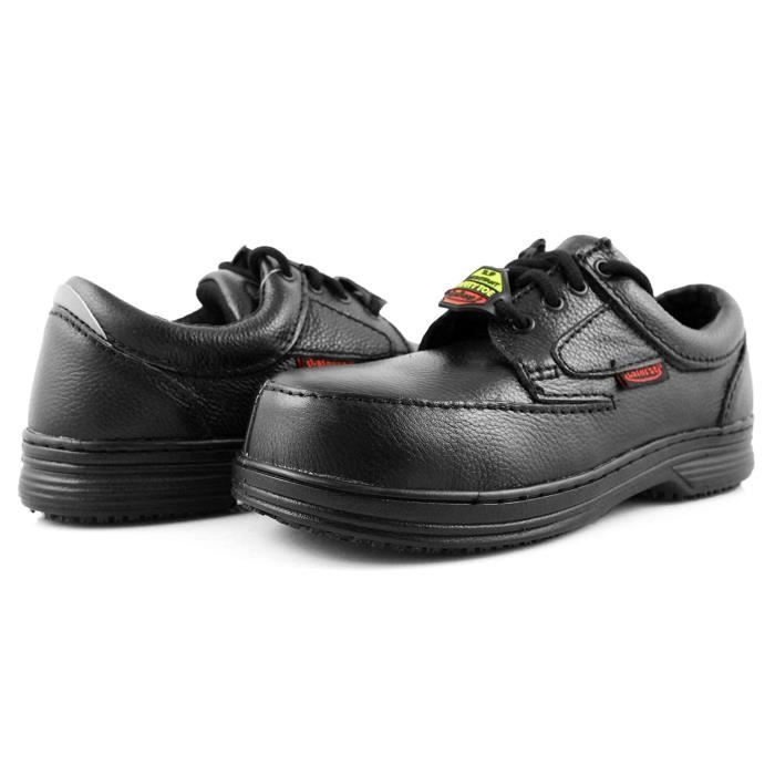 Chaussures De Running US914 Gerry 400 Sécurité Composite Slip Toe Chaussures en cuir résistant Taille-42