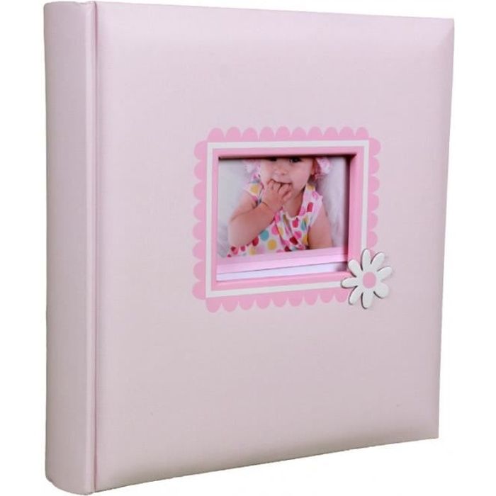album bébé ana 200 pochettes 10x15 - Rose 10x15 cm