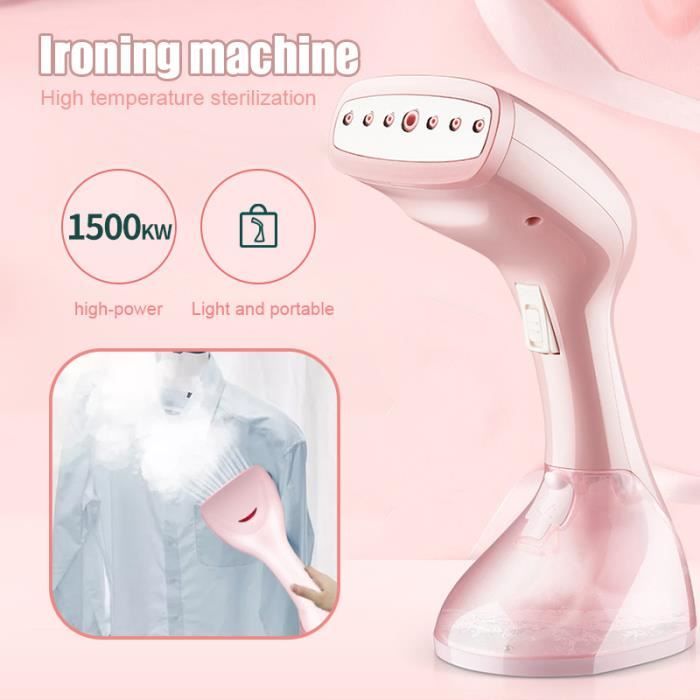 Machine à repasser 1500W 15 secondes boîte à vapeur portable voyage à la maison machine à repasser à vapeur à chauffage rapide