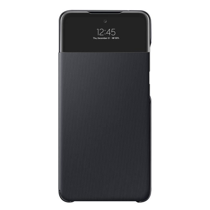 Étui d'Origine Samsung Galaxy A72 Smart S View Wallet Cover Noir