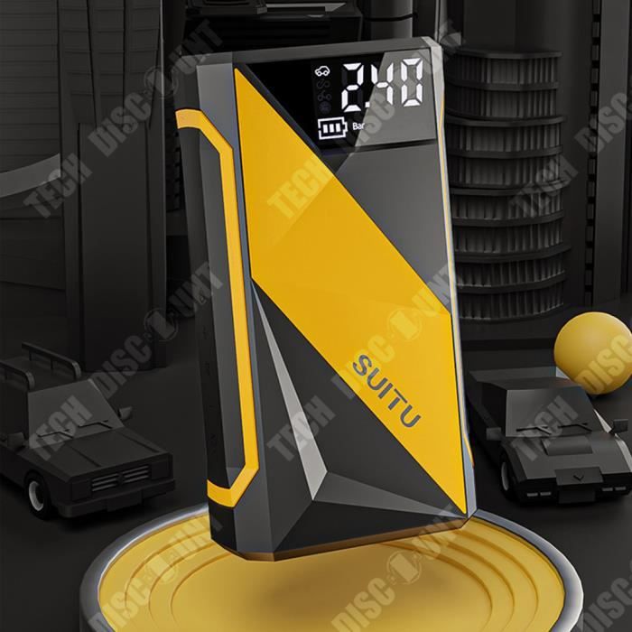 TD® Portable voiture pompe à air voiture pompe à air électrique sans fil pneu pompe à air voiture haute puissance modèle de charge
