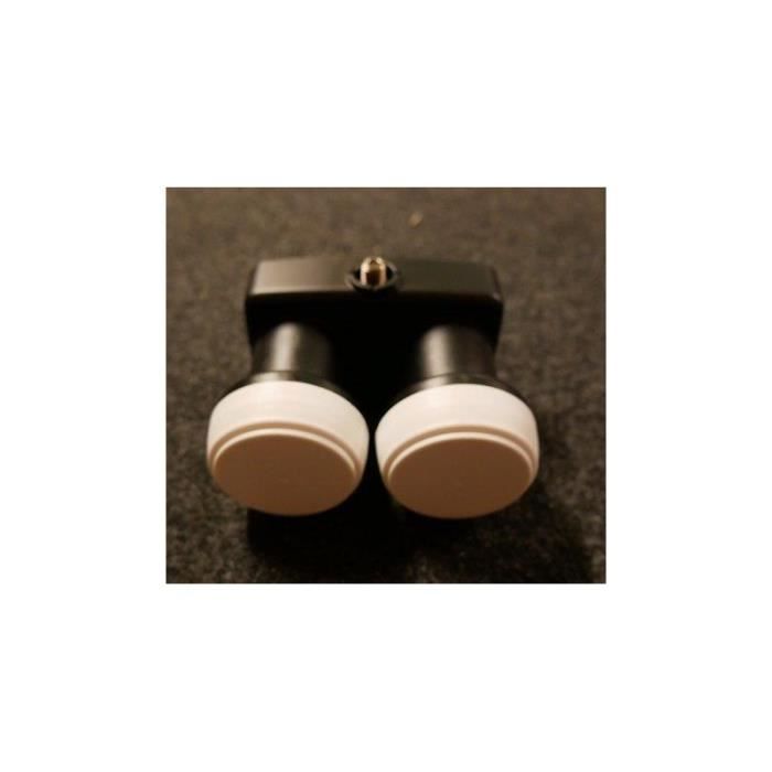 Tête LNB monobloc universelle 6 pour reception antenne parabole satellite 1 sortie