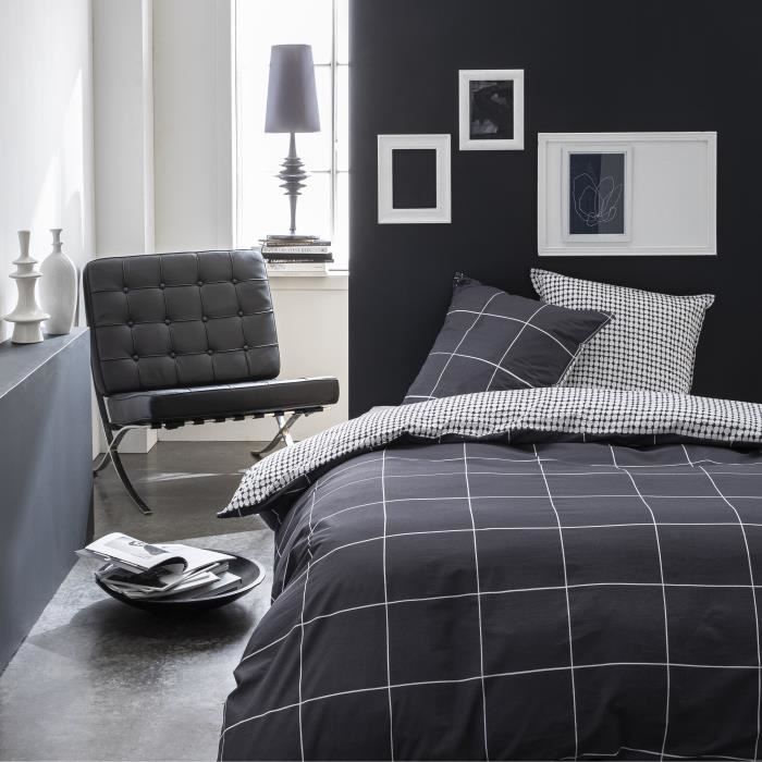 TODAY Parure de couette 100 % Coton 240x260cm SUNSHINE #3.4 - Gris