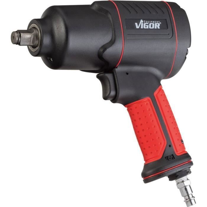 Clé à choc pneumatique Vigor V4800 Logement d'outil: carré 1-2- (12,5 mm) Couple (max.): 610 Nm 1 pc(s)