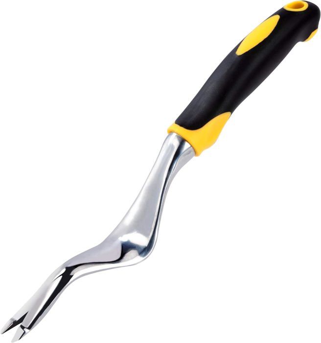 Désherbeur Manuel à Main ISIYINER – Poignée Caoutchouc, Tête Courbée En Alliage Aluminium, 30.5 Cm, Léger Et Efficace