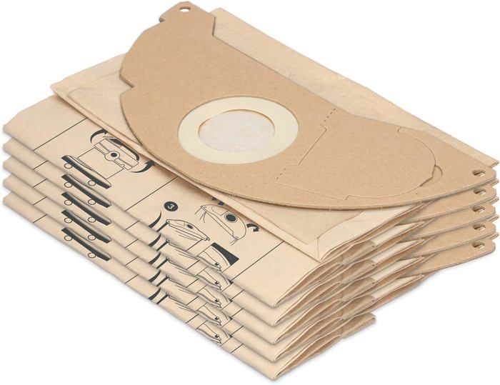 Lot De 10 Sacs D'aspirateur Pour Kärcher T 12/1 Professional - Neufs - Réf Vhbw