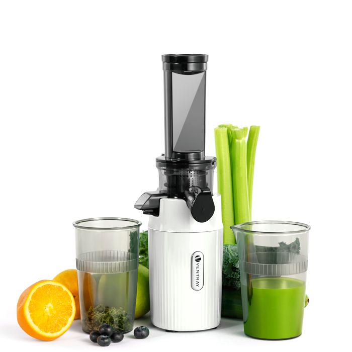 Extracteur de Jus - VENTRAY - Ginnie - Compact - 60 tr/min - Blanc - Ventray