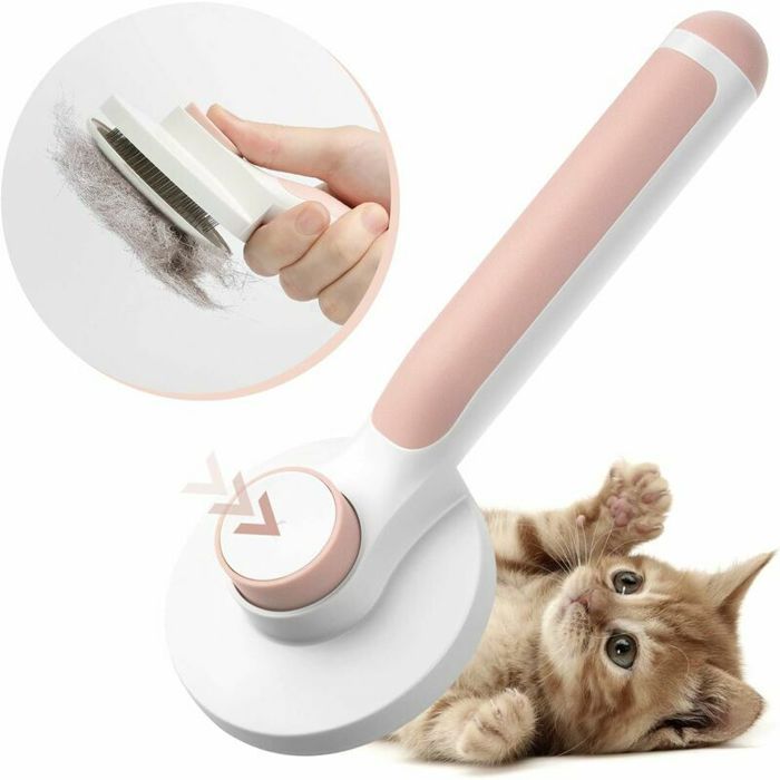 Meilleurs prix pour Brosse Autonettoyante pour Chiens et Chats limine jusqu 95 des Poils Morts et Tangles couleurs multiples YYV