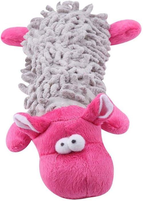 Meilleurs prix pour Jouet en peluche pour chien, grincant et interactif, idéal pour le nettoyage des dents et l'entraînement