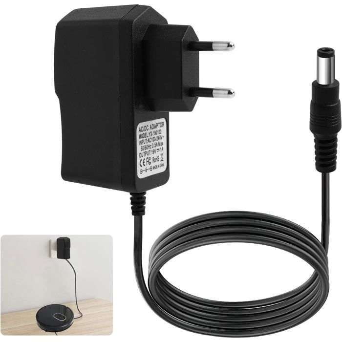 TOP CHARGEUR Caricatore 19V Per Aspirapolvere Robot Cecotec Conga - Modelli 950, 990, Excellence, 1090, 1790