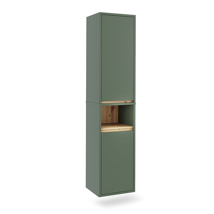 Armoire haute Viola 38x170cm avec 2 portes Vert/Chêne Artisan Vicco 54880 Armoire haute Viola 38x170cm avec 2 portes Vert/Chêne Artisan Vicco 54880