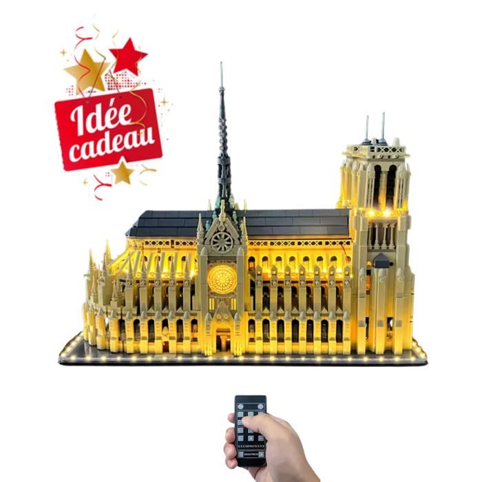 Kit LED – Installation facile pour LEGO® Notre-Dame de Paris 21061 – Télécommande incluse