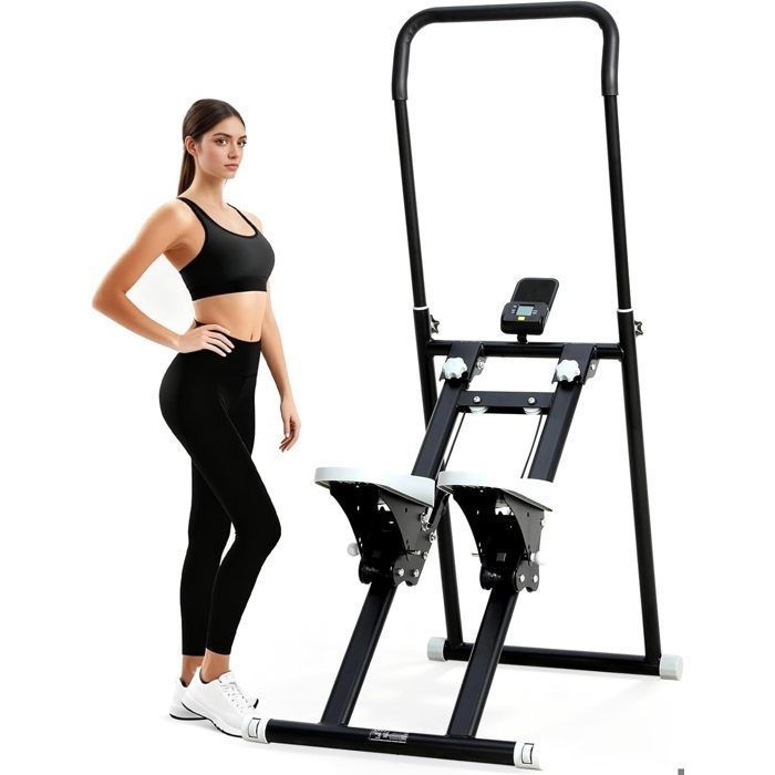 Stepper - NOVONOVA - Vertical - Pliable - Entraînement Complet - Charge 100 kg