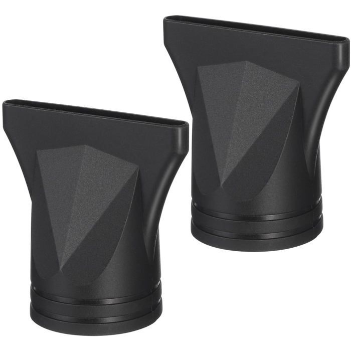 Lot de 2 embouts diffuseur universels noir réutilisables - Convient pour sèche-cheveux chaleur répartie Corvina