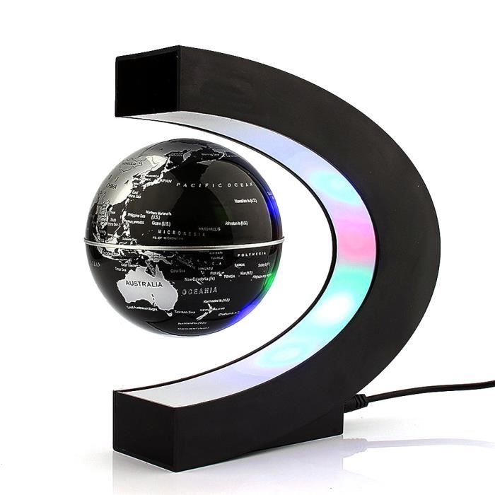 Amorus Lampe de Bureau Flottante Lévitation Magnétique Globe Maglev à  Suspension Haute Rotation Avec Lampes à LED - Cdiscount Maison