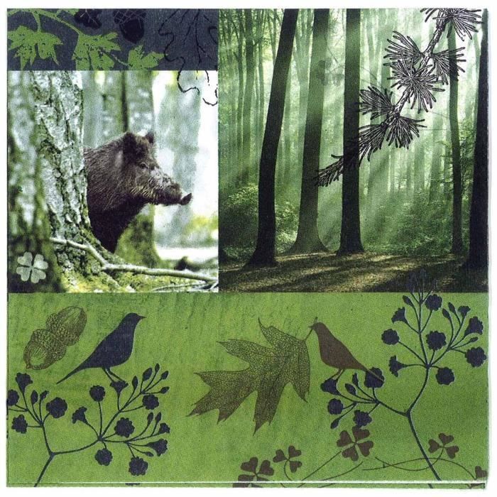 Lot De 20 Serviettes De Table Motif Foret Sanglier En Papier Vert Cdiscount Maison Lot De 20 Serviettes De Table Motif Foret Sanglier En Papier Vert Cdiscount Maison