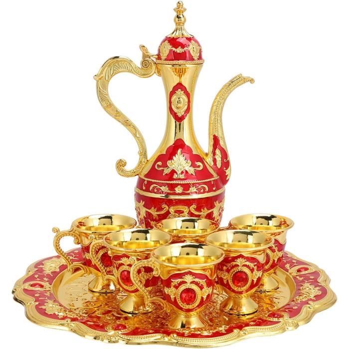 Service en porcelaine et support en étain Canton Valais