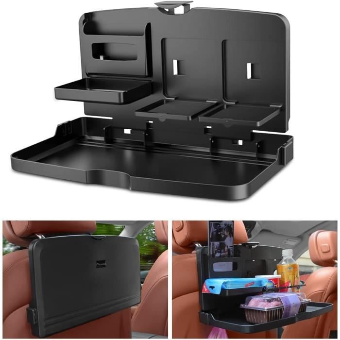 Organisateur Voiture Pliable Siège Avant Arrière - Boîte Rangement Avec Porte-Gobelets